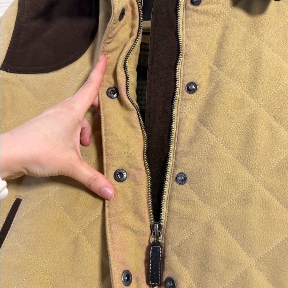 LL Bean Vintage Insulated Quilted Chore Jacket - Picture 15 of 16